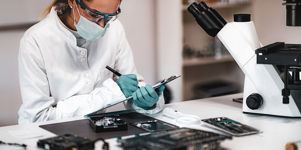 Forensic Scientists At Work